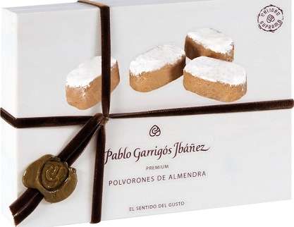 Polvorones Premium v dřevěné krabičce, Pablo Garrigós Ibanez, 200g_599 Kč, edelikatesy_cz 